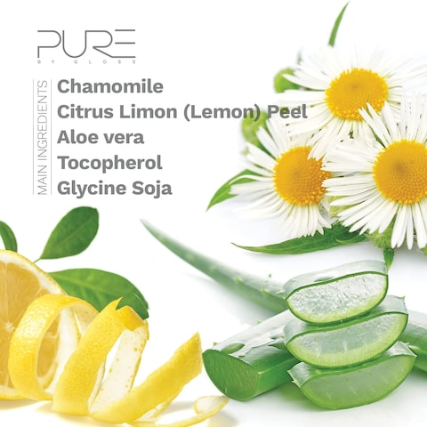 Pure By Gloss Conditioner  Fresh Lemon Scent  for All Hair Types  Cruelty Free and Paraben Free  Luxurious Moisturizing Softening  Detangling Formula  for Men and Women  85oz Each  3 Pack