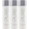 Pure By Gloss Conditioner  Fresh Lemon Scent  for All Hair Types  Cruelty Free and Paraben Free  Luxurious Moisturizing Softening  Detangling Formula  for Men and Women  85oz Each  3 Pack