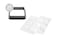Silikomart Kit Tarte Ring Square 80x80 Silicone Mold with 6 Cavities Each 263 Inch x 263 Inch x 059 Inch High Plus 6 HeatResistant Perforated Plastic Square Cutting Rings