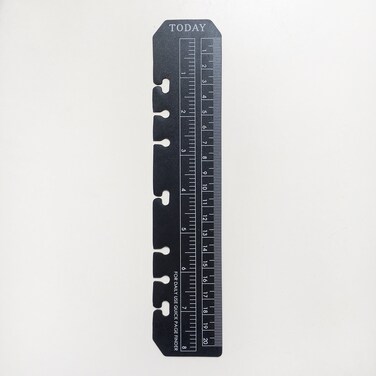 A5 Today Ruler 01 Black 1 Count