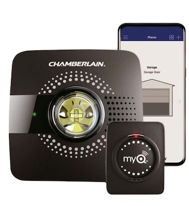 Chamberlain MyQ Smart Garage Hub  WiFi enabled Garage Hub with Smartphone Control Model MYQG0301 Old Version Black