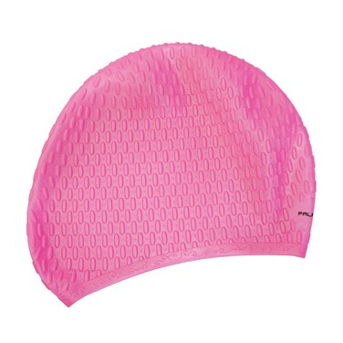 Palantic Adult Soft Swimming Cap Designed for Long Hair Lady Pink