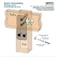 Ozco Building Products 51776 Ironwood 8inch Post to Beam Flush Connector 2 per Pack