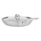 Viking Culinary Professional 5Ply Stainless Steel Fry Pan 12 Inch Includes Lid Dishwasher Oven Safe Works on All Cooktops including Induction Satin Finish