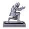 CYXStar Resin Soldier Executive Pen Holder Desk Organizer Cool Pen Stand Home Decor Resin Pencil Holder with a Pen for Men as Gift Silver