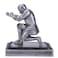 CYXStar Resin Soldier Executive Pen Holder Desk Organizer Cool Pen Stand Home Decor Resin Pencil Holder with a Pen for Men as Gift Silver