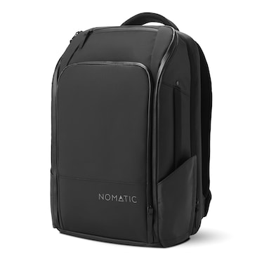 NOMATIC Travel Pack  20L Water Resistant Laptop Bag  TSAReady Expandable Black Backpack