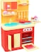 Click N Play 22 Piece 18 Doll Kitchen Play Station with Accessories Lights and SoundsPerfect for 18 Inch Dolls