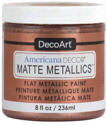 DECO ART Americana Decor Matte 8OZ RSE Gold Craft Paint 8 Fl Oz Pack of 1