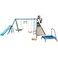 FITNESS REALITY KIDS The Ultimate 8 Station Sports Series Metal Swing Set Blue One Size