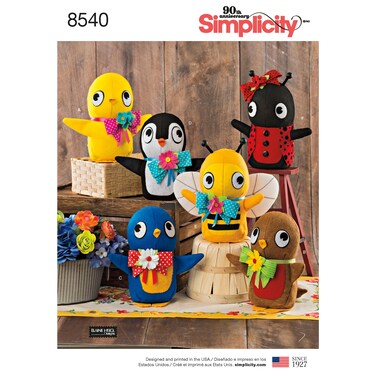 Simplicity Creative Patterns Crafts Sewing Pattern One Size