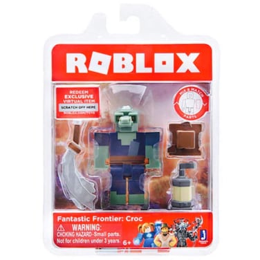 Roblox Fantastic Frontier Croc Single Figure Core Pack with Exclusive Virtual Item Code