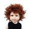 MUZIWIG Heat Resistant Afro Tiny Curls Finished Short Cut Doll Wigs for 18 Height Doll with 1011inch Hair Wig Wigs for Small Dolls Doll Wigs 12 in Circum