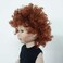MUZIWIG Heat Resistant Afro Tiny Curls Finished Short Cut Doll Wigs for 18 Height Doll with 1011inch Hair Wig Wigs for Small Dolls Doll Wigs 12 in Circum