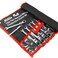 12pcs FlexHead Combination Wrench Set Ratcheting Duo Metric SAE