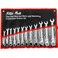 12pcs FlexHead Combination Wrench Set Ratcheting Duo Metric SAE