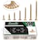 Keadic 190Pcs 10 58 to 212 Zinc Plated Bugle Head Coarse Thread Drywall Screw Assortment Kit Wood Self Tapping Screws for Drywall Sheetrock Drilling Boards and More 7 Sizes