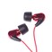 ZNARI Earphone Earbud Foam Tips  T500  MEDIUM SIZE 10 Black 1 Red 1 Blue  6 Pairs