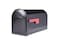 Architectural Mailboxes Barrington Galvanized Steel Post Mount Mailbox Compatibility Code F 79001BR10 Black Large Capacity