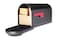 Architectural Mailboxes Barrington Galvanized Steel Post Mount Mailbox Compatibility Code F 79001BR10 Black Large Capacity