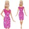 BJDBUS 5 Pcs Wedding Party Dress Summer Fashion Mini Gown Dating Clothes for 115 Inch Girl Doll Girls Gift Set