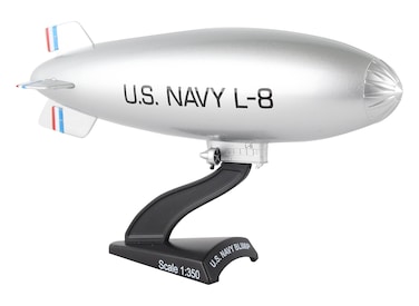 Daron Worldwide Trading Stamp PS54101 US Navy L8 The Ghost Blimp 1350 Scale Diecast Model with Stand
