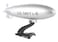 Daron Worldwide Trading Stamp PS54101 US Navy L8 The Ghost Blimp 1350 Scale Diecast Model with Stand