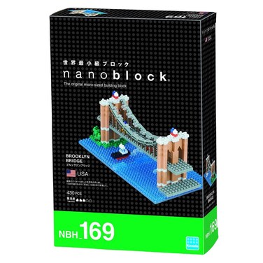 nanoblock  World Famous Buildings  Brooklyn Bridge First Version Sights to See Series Building Kit