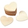 Juvale Wood Heart Cutouts for Valentines Crafts Wedding Decorations 31 x 35 in 24 Pack
