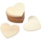 Juvale Wood Heart Cutouts for Valentines Crafts Wedding Decorations 31 x 35 in 24 Pack