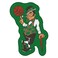 FANMATS 21332 NBA  Boston Celtics Mascot Mat Team Color 3 x 4