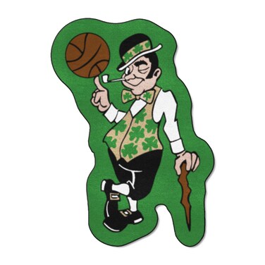 FANMATS 21332 NBA  Boston Celtics Mascot Mat Team Color 3 x 4