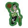 FANMATS 21332 NBA  Boston Celtics Mascot Mat Team Color 3 x 4