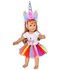 iBayda 3pcSet Dolls Unicorn Clothes Headband Tutu for 18 inch Girl Journey Girl Dolls