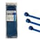 Kable Kontrol Metal Detectable Blue Zip Ties 100 Pcs 14 Inch 50 Lbs Tensile Strength Iron Infused SelfLocking Industrial Cable Ties