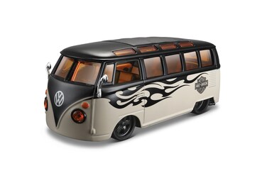 Maisto HarleyDavidson Volkswagen Samba Van Diecast Vehicle 125 Scale