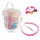 SOTOGO 270 Pieces Snap Beads Pop Beads Art Crafts for DIY Jewelry Making Set Toys Do Not Need String  Hair ClaspNecklace Bracelet and Ring Best Toys Gift