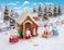 Calico Critters Gingerbread Playhouse