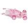 Hauck Love Heart Twin Doll Toy Stroller  Carry Baby Doll or a Favorite Stuffed Animal Friend D91023 Fits Dolls Up to 18 inches Push Around Caring Play Easy Foldable Storage Kids Ages 3 and Up