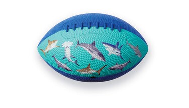Crocodile Creek  Sharks  Kids Rubber Football 8 for Ages 3  Up