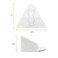 Alamic Adhesive Sliding Door Lock for Patio Closet Windows RV Baby Proof Child Safety Latch No Tools Needed White  6 Pack