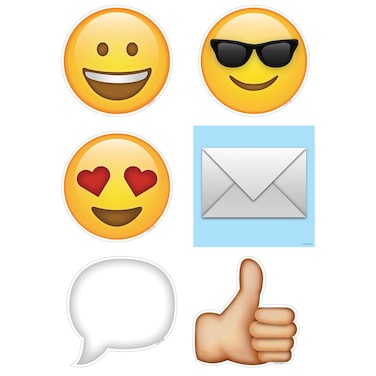 Creative Teaching Press Emojis Cut Outs 6 6068