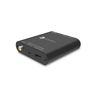 gofanco Prophecy HDMI 20 to DisplayPort 12 Converter  4K60Hz YUV 444 18Gbps HDMI 20a DisplayPort 12a Audio Extraction to Stereo  RCA only 1080p for Nvidia GSync Monitors PROHDMI2DP
