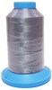 RobisonAnton 2 Ply Super Bright Polyester Embroidery Thread 40Wt120D5500 yd Silvery Gray