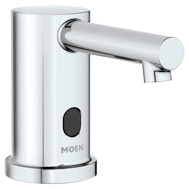 Moen Chrome MPower Align Commercial HandsFree Modern Deck Mounted Touchless Foam Soap Dispenser with Motion Sensor 8560