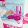 Sophias 18 Doll Kitchen  Doll Food Baking Accessory Set of 19Piece American Girl Doll Sized Doll Cookware  Kitchen Set with Lights  Sounds Perfect for American Dolls  More