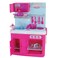 Sophias 18 Doll Kitchen  Doll Food Baking Accessory Set of 19Piece American Girl Doll Sized Doll Cookware  Kitchen Set with Lights  Sounds Perfect for American Dolls  More