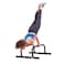 Body Power Push up Stand Parallel Bars Parallettes 12x24 inch NonSlip with Integrated Knurling Grip  Supports Strength HIIT Yoga ROM Gymnastics Body Conditioning Exercise Workouts