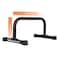 Body Power Push up Stand Parallel Bars Parallettes 12x24 inch NonSlip with Integrated Knurling Grip  Supports Strength HIIT Yoga ROM Gymnastics Body Conditioning Exercise Workouts