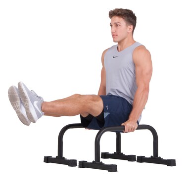 Body Power Push up Stand Parallel Bars Parallettes 12x24 inch NonSlip with Integrated Knurling Grip  Supports Strength HIIT Yoga ROM Gymnastics Body Conditioning Exercise Workouts
